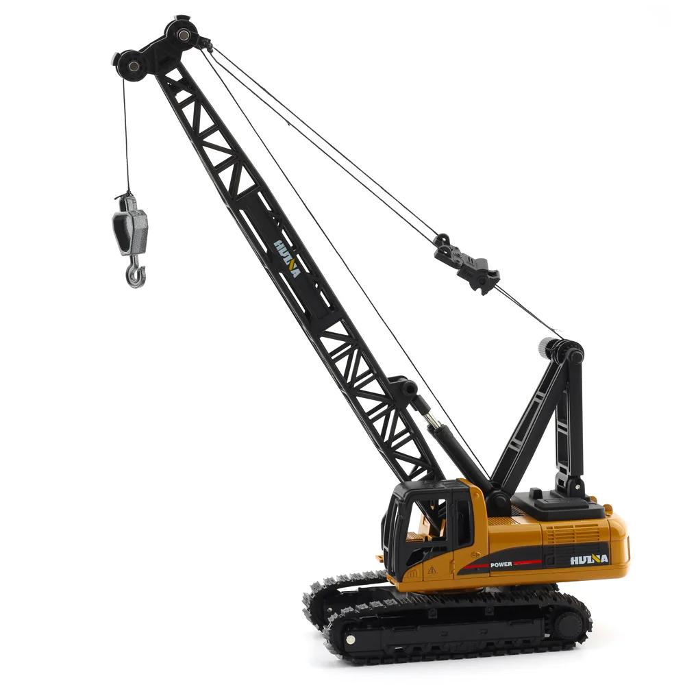 

Huina 1720 Tower Crane Model 1/50 Simulation Alloy Crane Truck Model Collection Engineering Cars Trucks Toys for Boys Gift