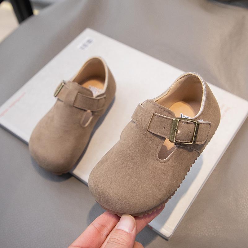 

Детские одноклассницы корейская версия весенне-осенние новые туфли Мори в стиле ретро из кожи детские матовые кожаные туфли Boken Doudou обувь 21