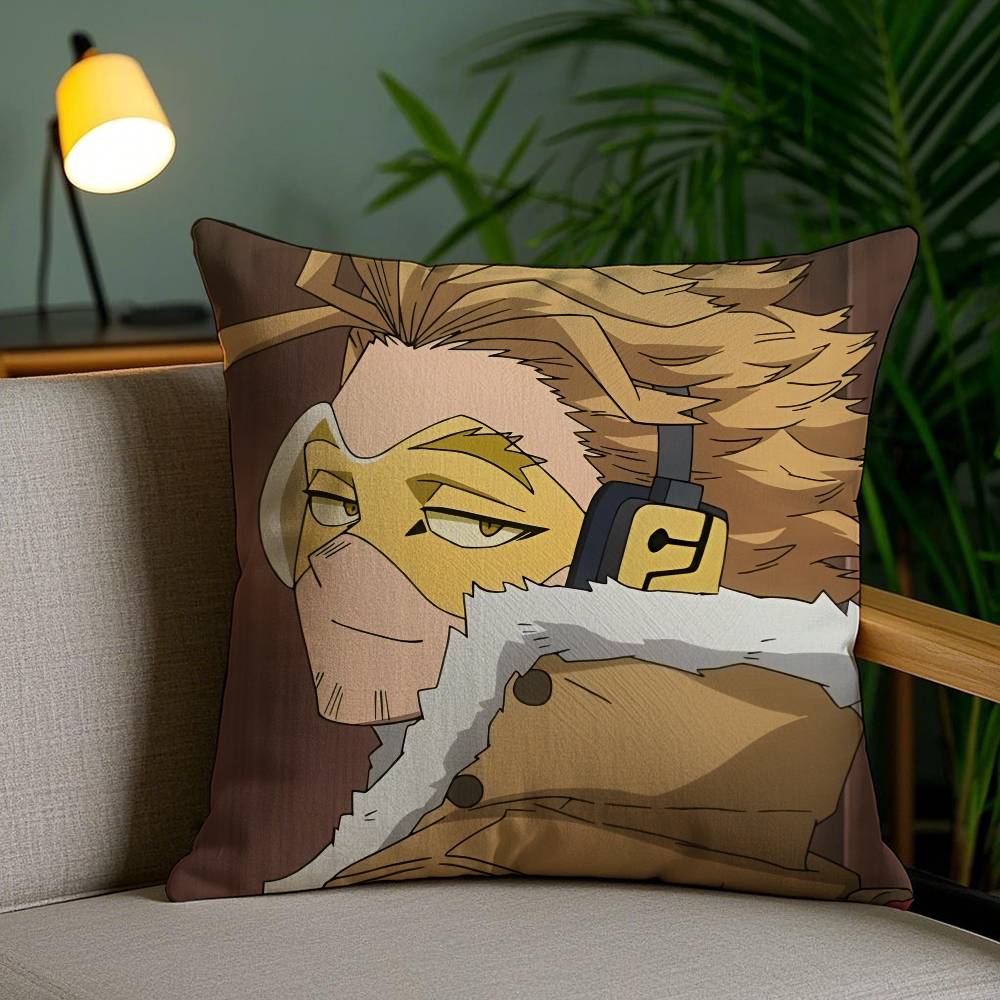 Anime M-My Hero Academia H-Hawks Pillow Case Anti-Dustmite Invisible Zipper Sofa Bed