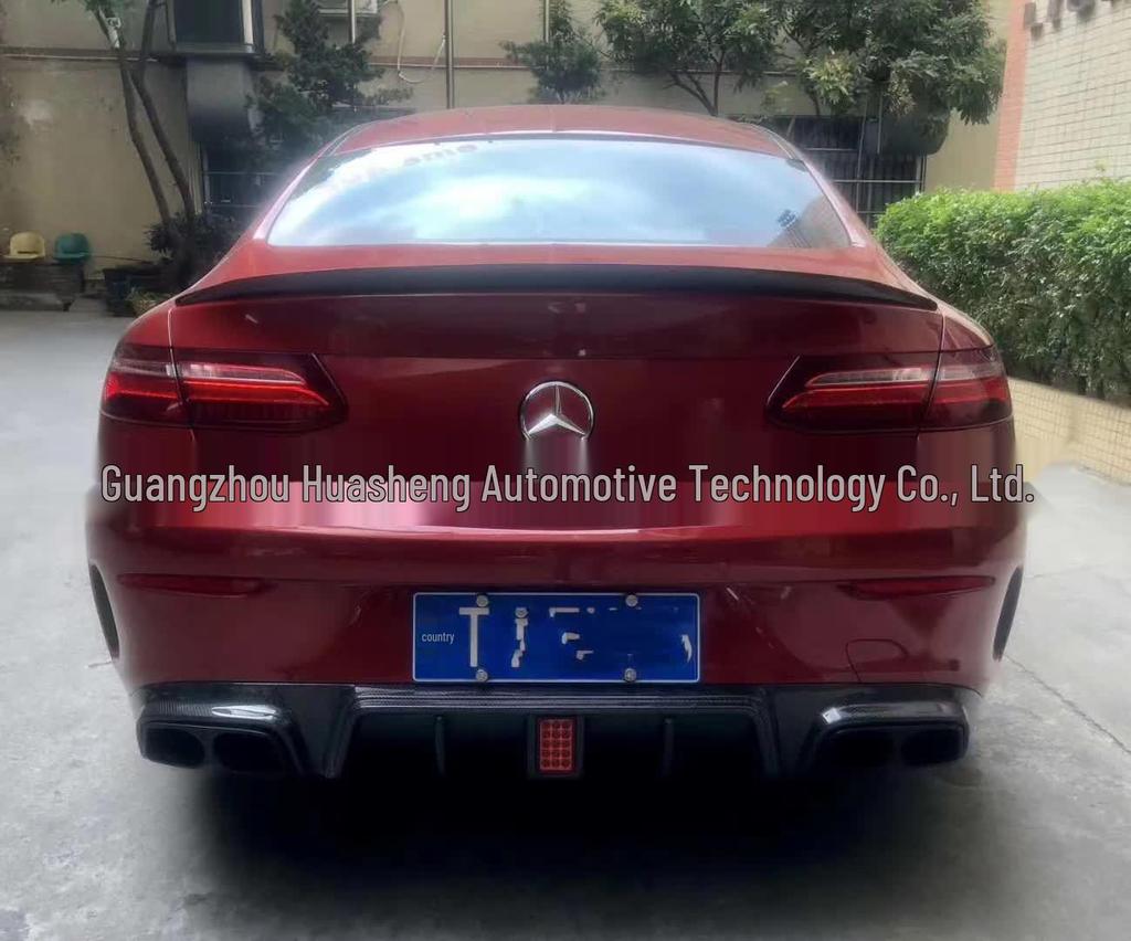 Mercedes-Benz E-Class W238 Coupe Rear Lip, Carbon Fiber Brabus E53 Style (2016-2021)