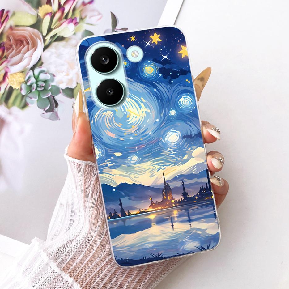 For Xiaomi Poco X8 Pro 5G Case Cute Love Heart Painted Cover Soft Slim Phone Case For Xiaomi Poco X8 Pro Max PocoX8 Pro 5G Shell