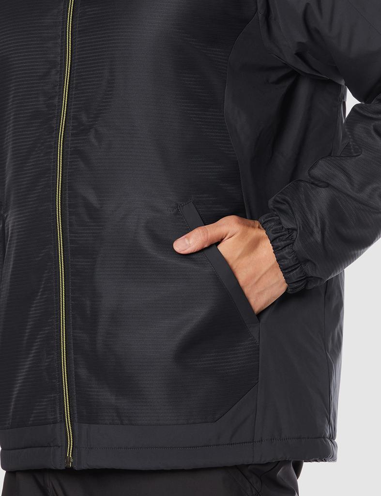 Mizuno MC Line Breath Thermo Insulated Warmer Cold Weather Size Size S Jacket, Moisture-Wicking, Heat-Generating, Protection, Black/Gold, 32ME1630,