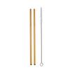 Colorful Stainless Steel Drinking Straws Straight and Bent Reusable Filter With Brush DIY Tea Coffee Tools Party Bar Accessories