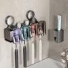 Danle Space Aluminum Wall-Mounted Toothbrush Holder
