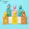 Authentic Pokémon Sleepy Style Blind Box: Pikachu, Psyduck, Charmander, Squirtle Ornaments.