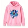 Kids Boys Girls Casual Pullover Hoodie, Cool Graffiti Cartoon Speed Hedgehog Print Long Sleeve Comfortable Soft Streetwear Hooded Sweatshirt for