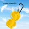 Golf Ball and Accessories Organiser Bag Waterproof Silicone Golf Ball Holder With Carabiner Clip For Outdoor Sports