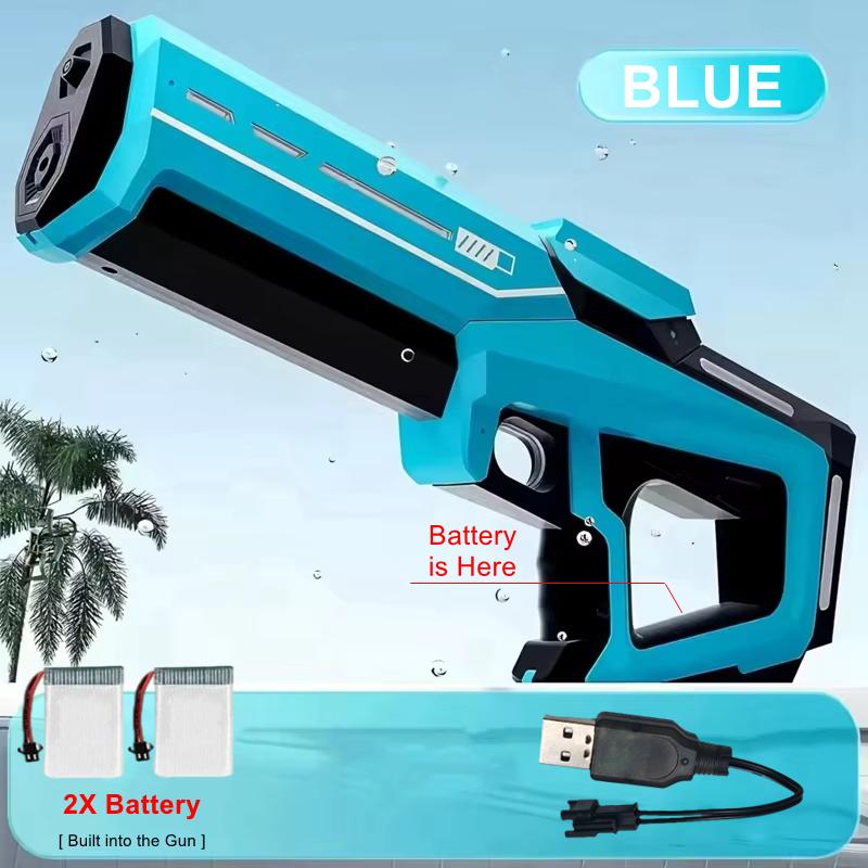 Pistole ad Acqua Elettriche per Adulti Potenti Siringa Automatica Serbatoio Acqua Blaster Giocattolo Gioco Estivo in Piscina Gioco all'Aperto Regalo