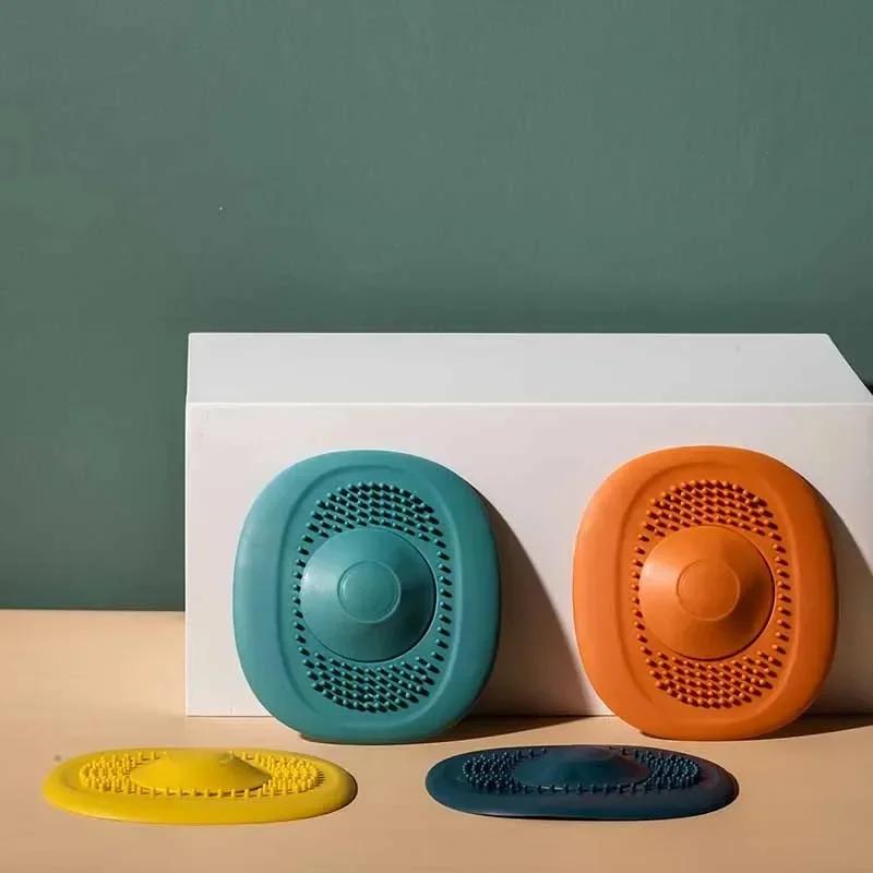 Hair Filter Sink Anti-blocking Kitchen Sink Plug Shower Filter Drain Cover Stopper Floor Drain Hair Catcher Bathroom Accessorie