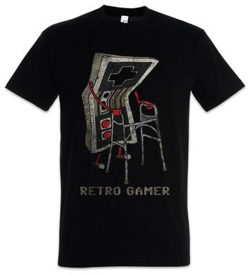 Retro Gamer Herren T-Shirt Gaming Admin PC Informatik Informatiker Spaß
