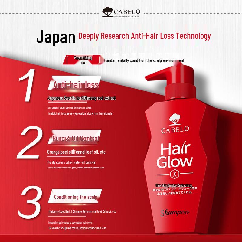 CABELO Anti-Hair Loss & Growth Shampoo