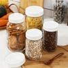 12Pcs Reusable 70mm/86mm Plastic Mason Jar Lids for Wide Mouth Jar Seal Bottle Cover Spout Lid Good Seal Kitchen Tool