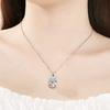 Kalen French INS Teardrop Zircon Pendant Necklace Luxury Stainless Steel Choker for Women Gift