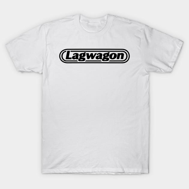 

Men Black Print T-shirt Lagwagon No-Cut Transfer Paper Print Cotton Tshirt 2XL білий