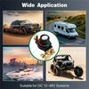 A25F-For Car Battery Disconnect Switch, Top Post Battery Disconnect Switch, 12V-48V Battery Cut/Shut Off Kit For Car RV Boat Tru