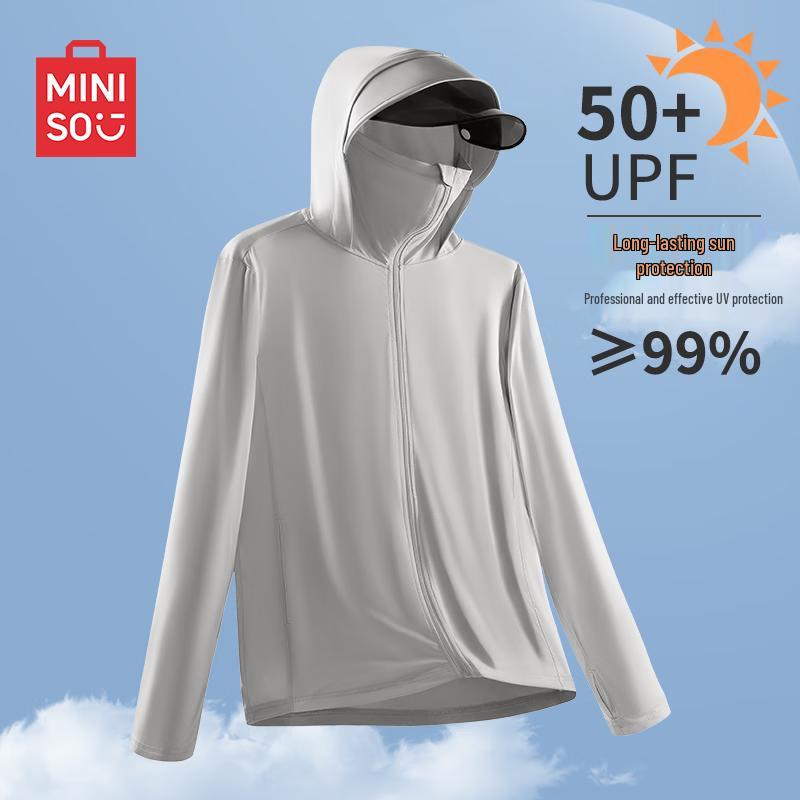 MINISO Men s Ice Silk UV Protection Hoodie M