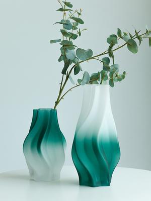 Vaso Vetro Trasparente Semplice Moderno Soggiorno Mobile TV Decorazione da Tavolo Fiori Acquatici Decorazione Creativa Stile Nordico