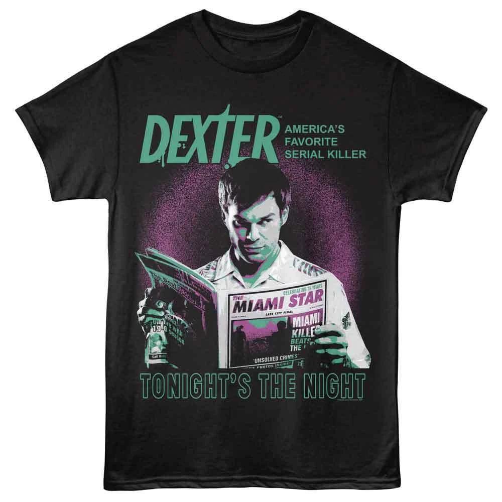 Dexter - Tonights The Night - American Classics - Black Short Sleeve T-Shi 100