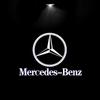 2pcs Car door welcome  Benz  light logo Emblem  AMG A C E GLC GLA GLE GLB Class W177 W205 W212 W213 X253 X156 W166 X247 OR5