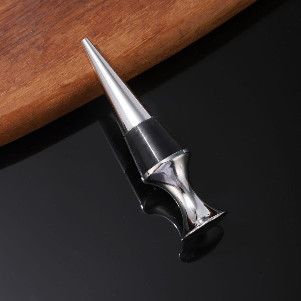 2pcs Flat Head Wine Bottle Stopper Zinc Zinc Zinc Alloy Wine Preserver Creative Wine Saver Home