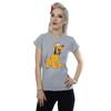 Disney Klassisches Pluto Heather T-Shirt für Damen/Damen