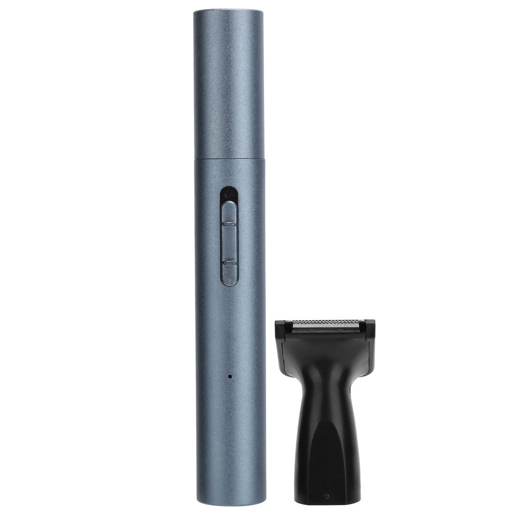 Electric Nose Hair Trimmer Rechargeable Aluminium Tube Facial Hair Remover Clipper