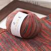50g/ Roll Practical Gradient Color Wool Yarn Multicolor Handmade Crochet Yarn Knitting Soft Long Velvet Yarn for Blanket Scarf