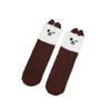 Women Cute Pet  Coral Velvet Socks Plus Velvet Warm Home Floor Socks In Tube Socks