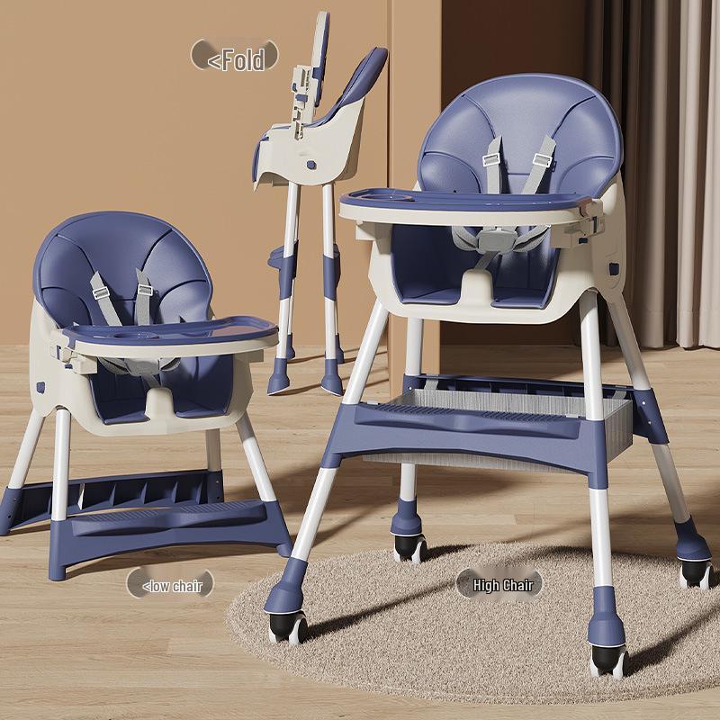Multifunctional Foldable Baby Dining Chair -