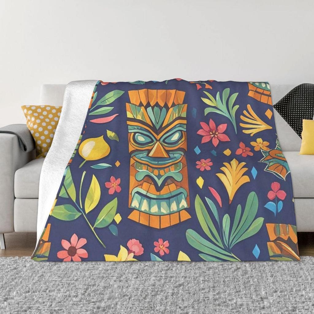 Vintage Tribal Bohemian Flannel Blanket Holiday Gifts Bedding Living Room Sofa Lazy Blanket