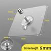 Transparent Seamless Adhesive Hooks - Strong Load Bearing for Home, Kitchen & Bathroom