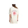 adidas Originali Ampi Comodi Semplici T-shirt a Maniche Corte con Spalle Scese Top da Donna Bianco Magico KC0678