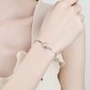 Sansheng Apricot Bracelet Sterling Silver S925 Light Luxury Minority Ins Opal Sansheng Lucky Hand Jewelry