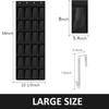 Large Capacity Hanging Storage Organizer With 24 Compartments Breathable Fabric Perfect For Home Bathroom Essential