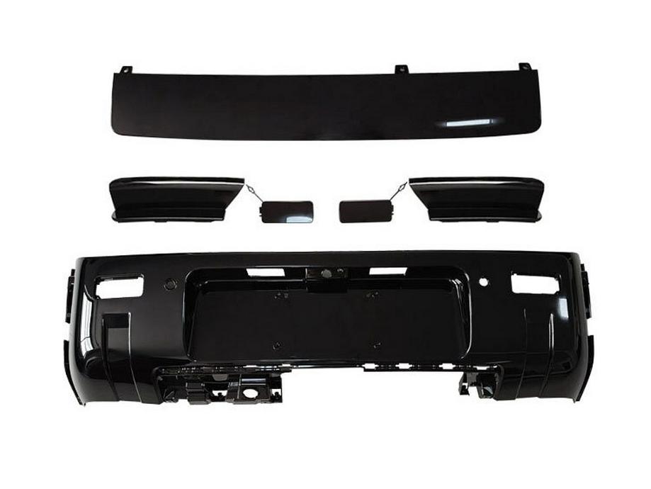 Black Warrior Kit for Defender 007 Bumpers - Front & Rear, No Tow Hook Modification