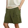 Skechers Sports Lifestyle Series Comfortable Breathable Loose Fit Three-Quarter Casual Shorts Women Shorts Martini-Olive-Green L225W180-05HR