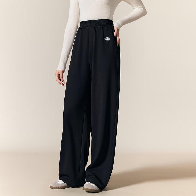 

Женские повседневные брюки с эластичной талией и широкими штанинами