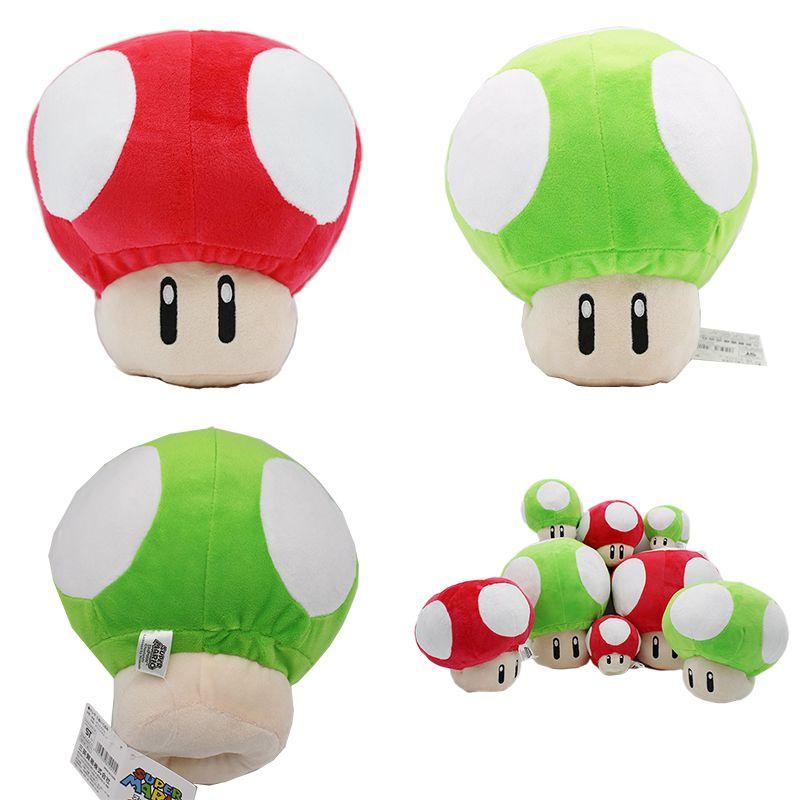 Games Super Mario Plush Toy Mario Mushrooms Cute Stuffed Doll 2 Colors Kids Gift