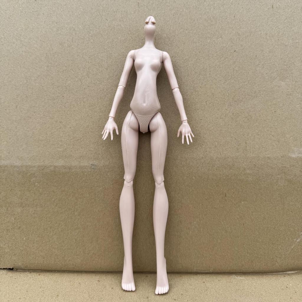Multi-Joints Movable Doll Body 23cm Monster Bodies Black White Beige Pink Ordinary Skin Tone DIY Doll Heads With Make Up
