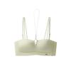 Beautiful back hanging neck sexy underwear women's ultra-thin big breasts show small gathering shoulder straps non-slip and non-marking breast bra