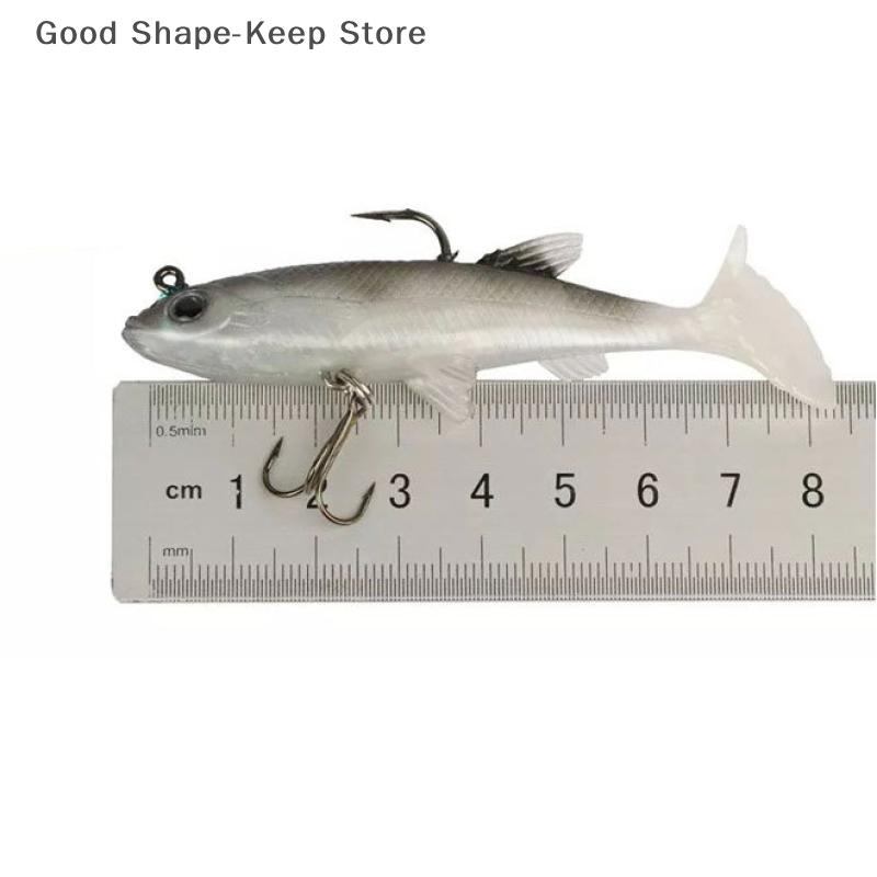 1/5Pcs 8cm/3.15in Fishing Lures Paddle Tail Soft Plastic Swimbaits For Bass Trout Walleye Crappie Saltwater Freshwater