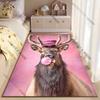 Dressed elk blowing bubblegum carpet Yoga living room room decor children's crawling mat doormat area rug games mat