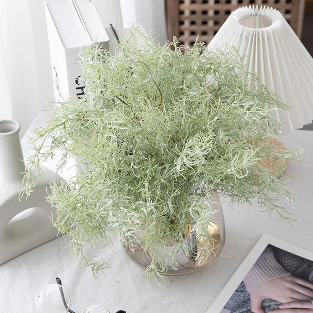 6Pcs Artificial Plants Rosemary Ferns Fake Green Plants Shrubs Home Table Office Room Desktop Decoration