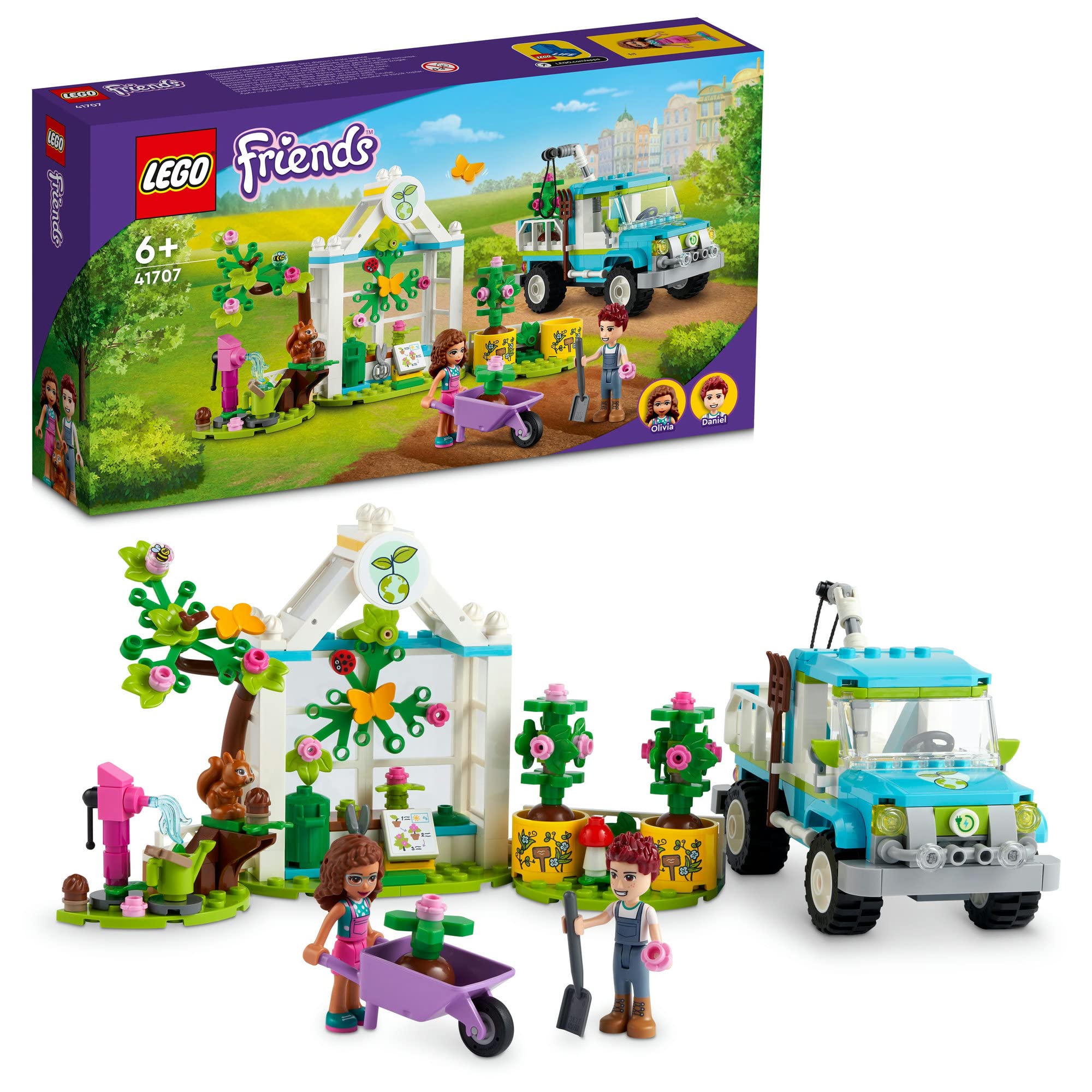 

LEGO Friends Зеленый Эко-автомобиль Хартлейк Сити 41707, Игрушка, Строительные блоки, Подарок, Грузовик, Кукла, Для девочек, Возраст 6 лет и старше