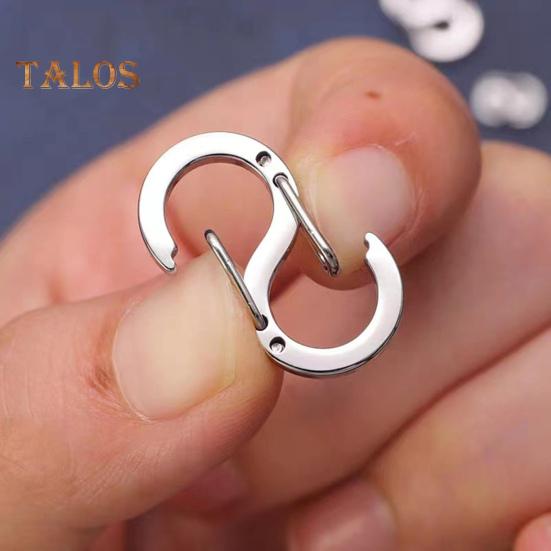 5 Stück S-Typ doppelseitige Federschnalle Sicheres Design mit doppelter Öffnung Halskettenverkürzer Armbandverbinder Schmuckherstellung Verschluss