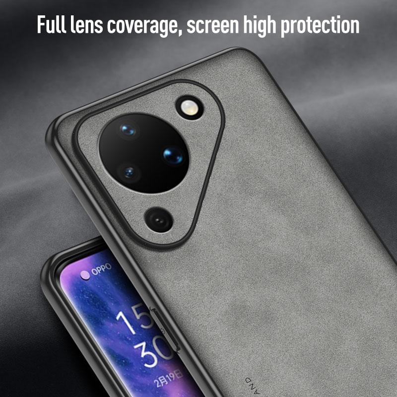 Luxury Business Man Phone Case for Huawei Pura 90 Pro Max / 90 Pro / 90 Sheepskin Leather All-inclusive Shockproof Back Cover
