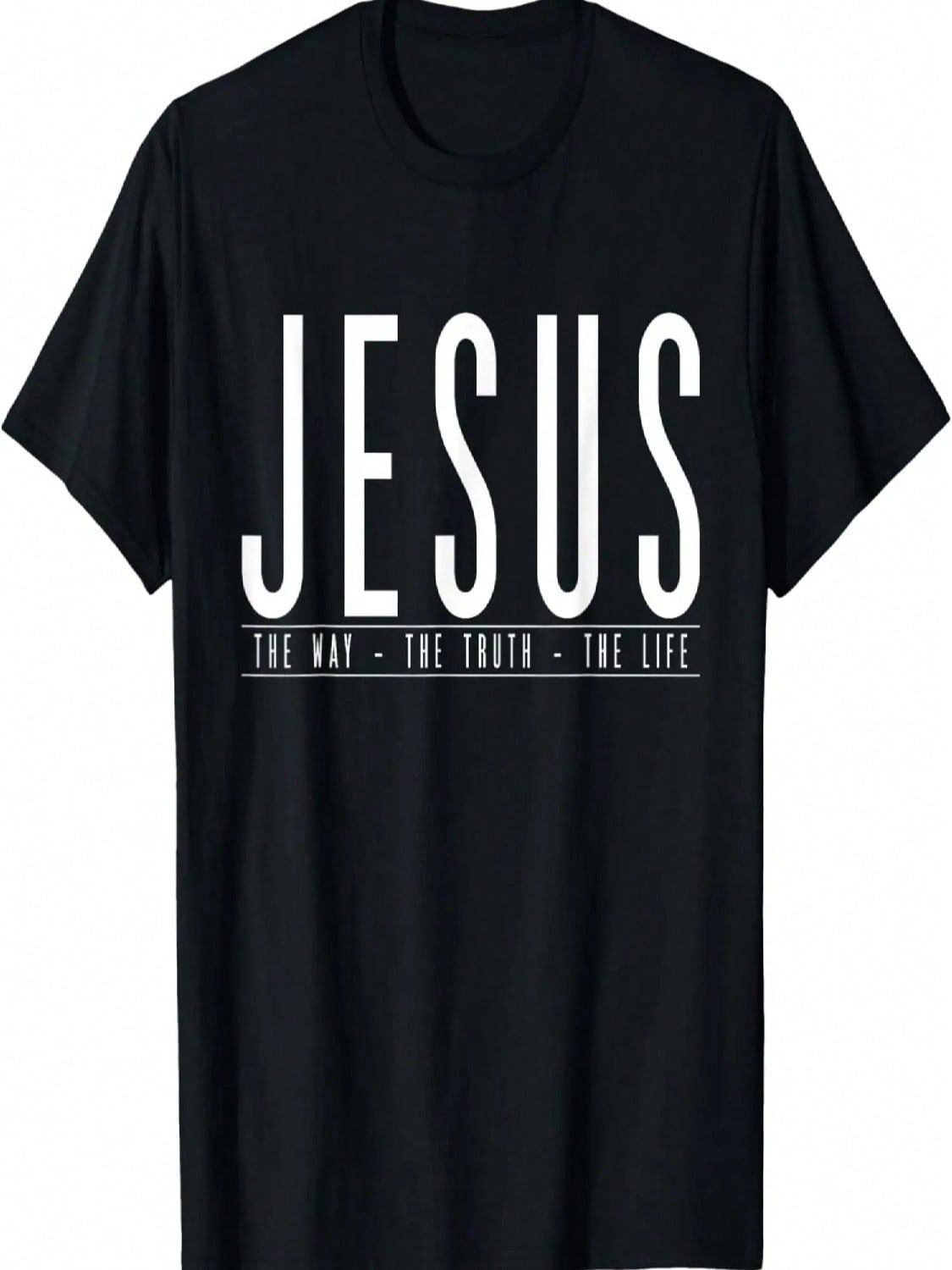 Jesus The Way The Truth The Life Religious Church  T-Shirt S разноцветный