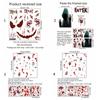 Self-paste Ghost Wall Sticker Waterproof Bloody Hand Decal  Halloween