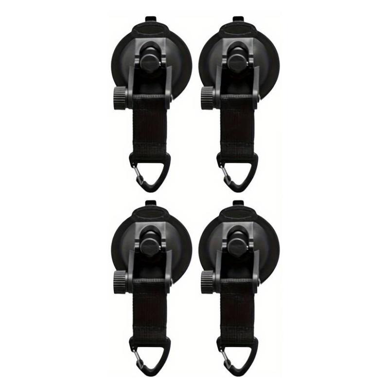 4Pcs Car Tent Suction Cups Buckle Side Round/Triangular Awning Anchors Outdoor Camping Tent Suckers Anchor Securing Hook