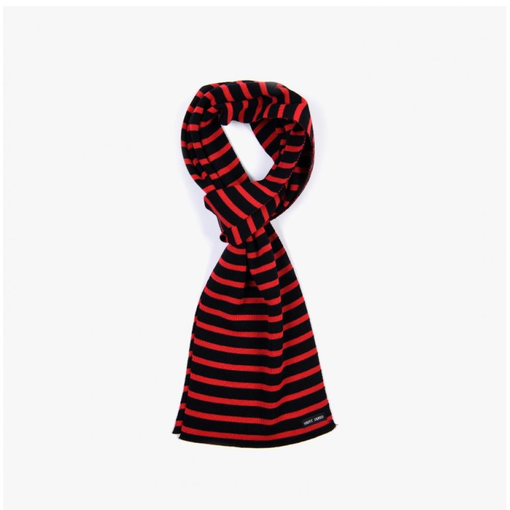 St. James 2945 Navy Tulipe Dougai Stripe Muffler